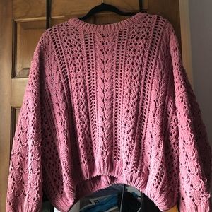 Pink sweater